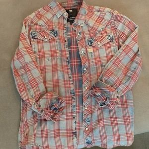 G star Raw plaid shirt